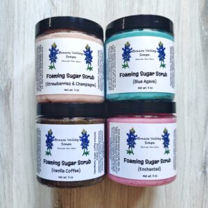 Foaming Sugar Scrubs